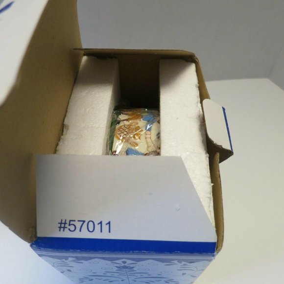 Oma's House Ceramic Crown Candleholder Ring Heinrich Leonhard 2003 Demdaco - Picture 8 of 12